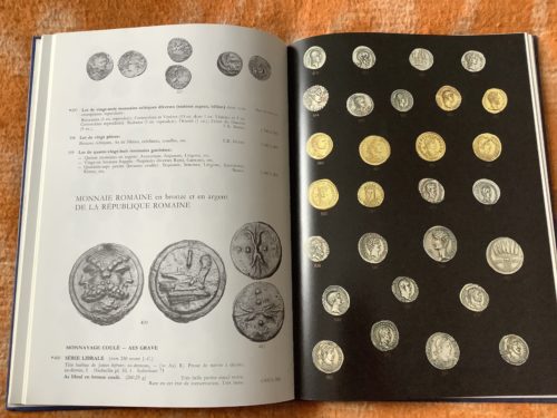 Catalogue de vente monnaies antiques 1986 Monaco