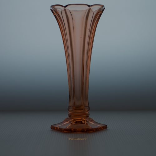 Vase Art Déco Val Saint Lambert, Luxval, Modèle Américain Charles Graffart, 1934