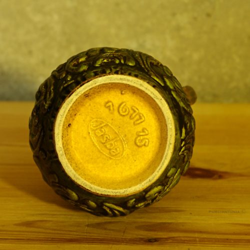 Cruche Jabsa jaune-brun et vert olive – Image 2