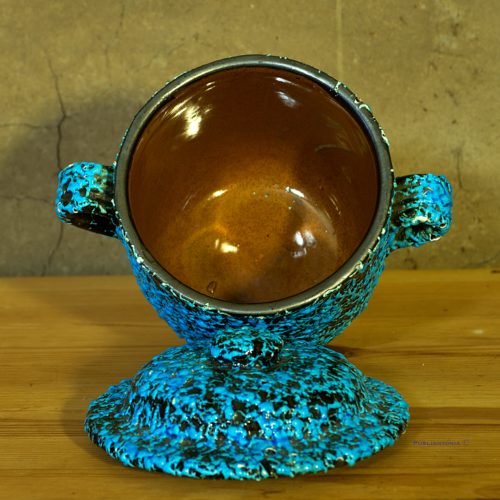 Vase Fat Lava Bleu Turquoise – Image 2