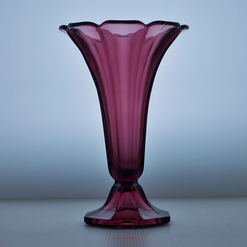 Vase Art déco de Bohème Rudolfova Hut par Josef Inwald