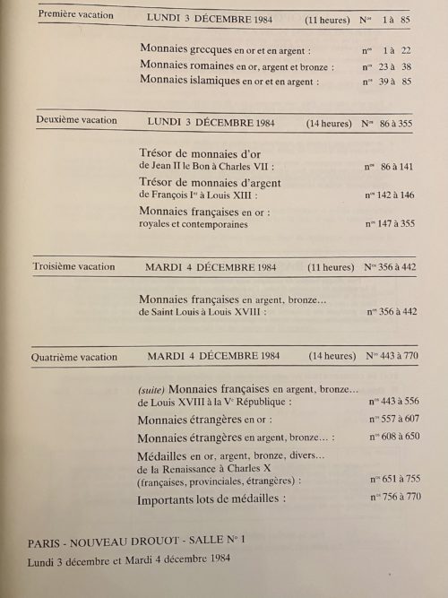 Numismatique-Drouot-1984 – Image 2