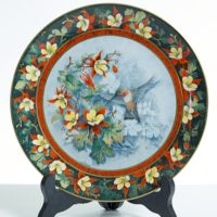 Assiette Décorative Royal Doulton Colibri Roux - Fine Bone China